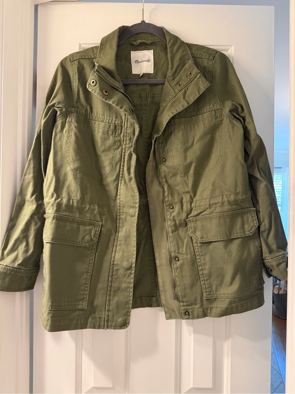 Madewell Khaki Green military jacket